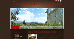 Desktop Screenshot of dunasdeoyambre.com